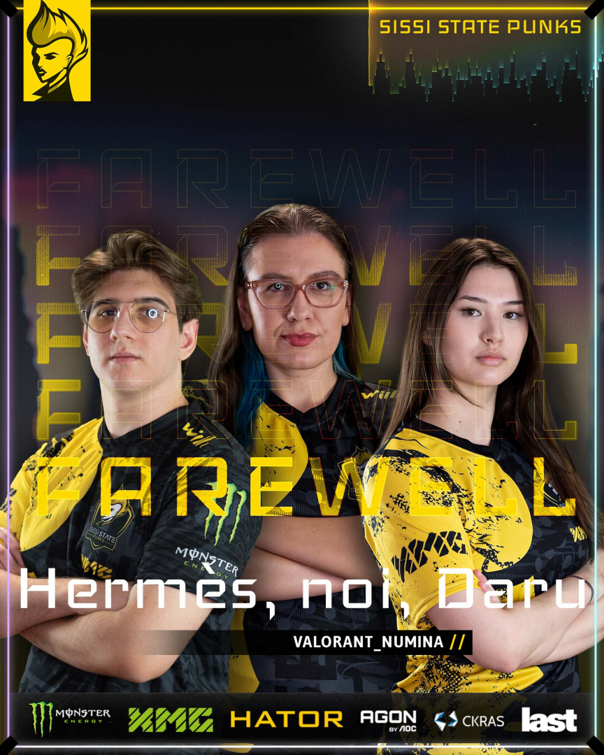 We also have to bid farewell to Hermès, noi, and Daru today! 🥲
Thank you to all three of you for your commitment to the team and your achievements over the past year. We couldn't have done it without you! 💛🖤

We wish you nothing but the best for your future. 🤘

#SSPisPUNKROCK