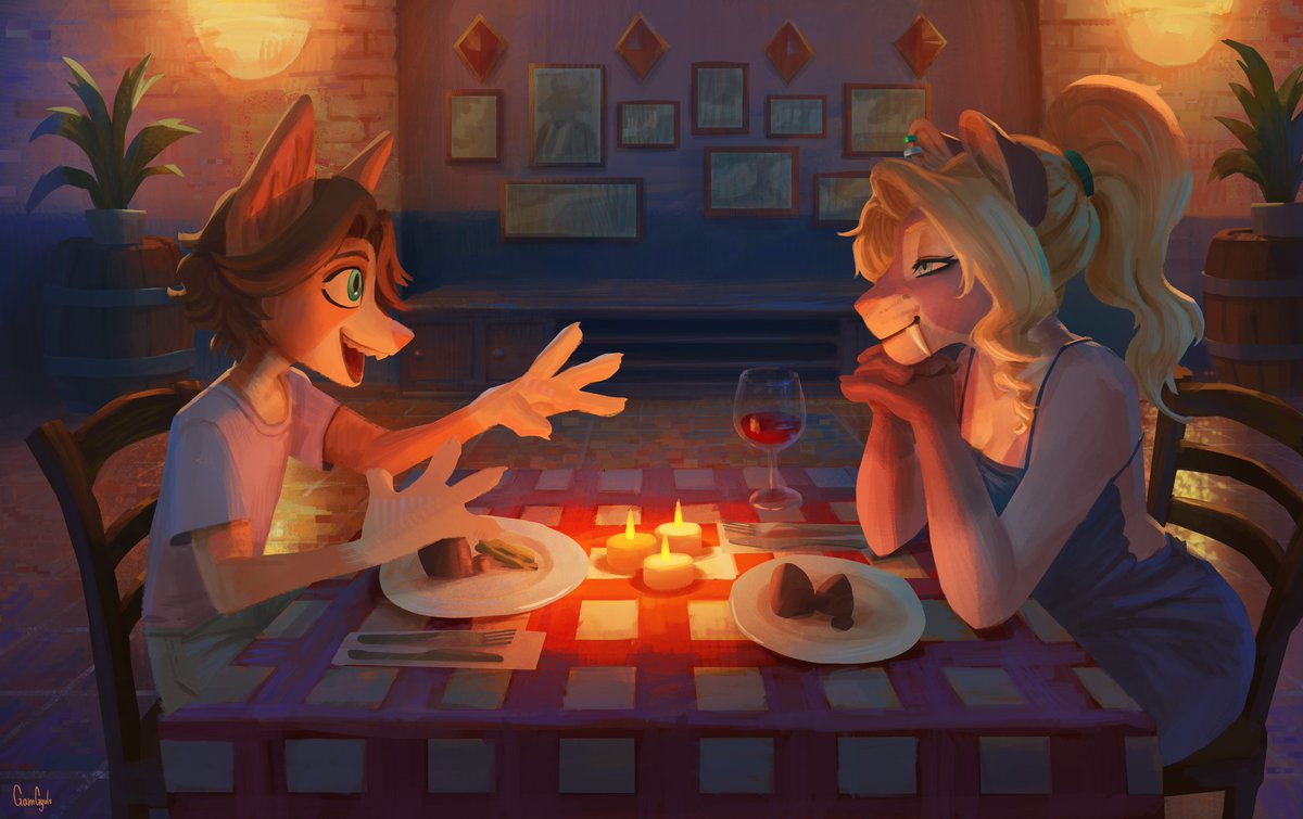 Gam_Gyuls's tweet image. Commissioned Painting for Miss-Red-Panda