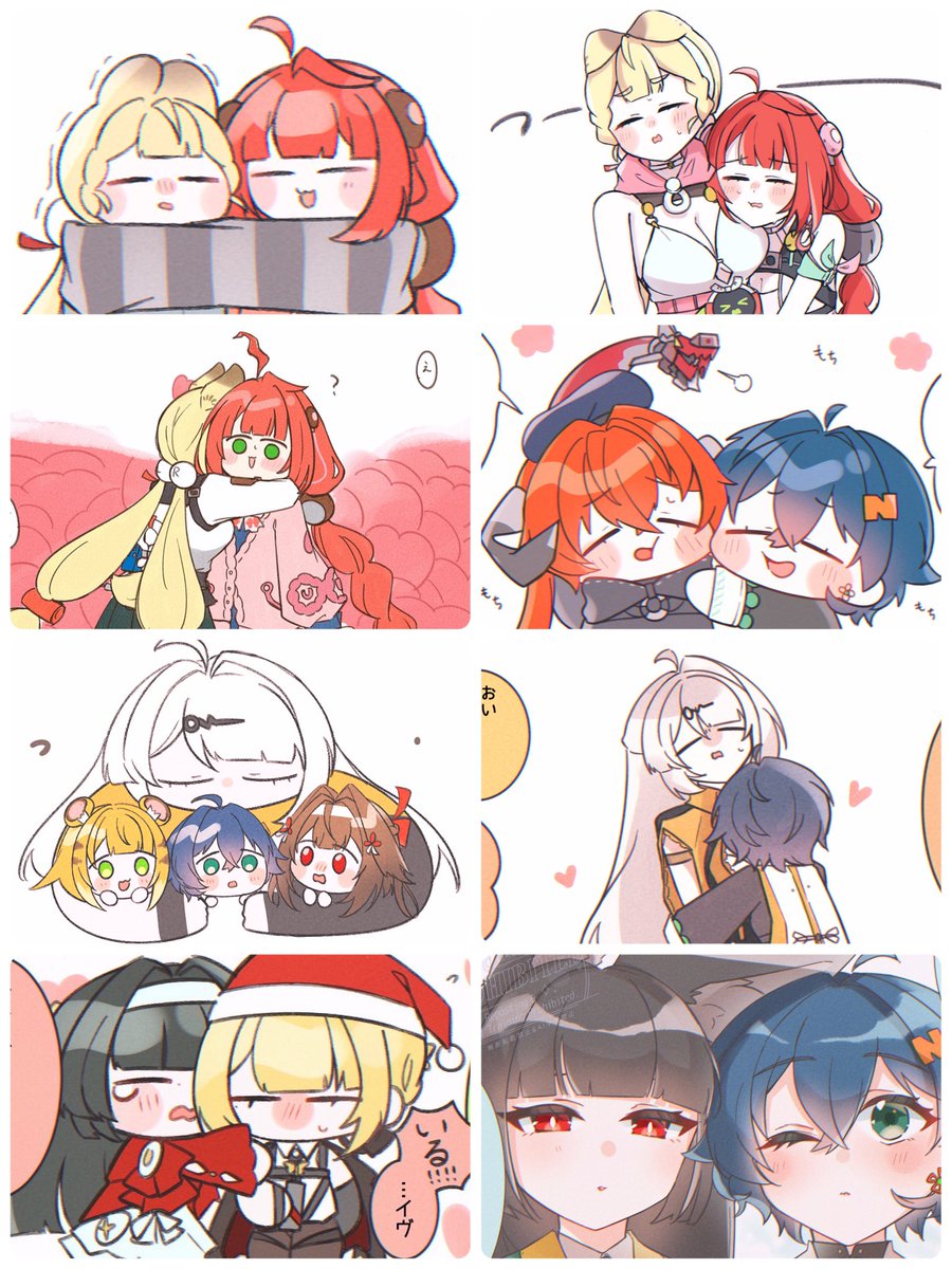 skd__allp's tweet image. 好きなキャラクター達が(物理的に)くっ付いているのを見たくて二次創作をしている節があります