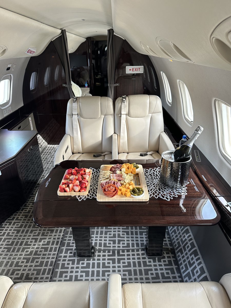 FlyPJets's tweet image. Elevated taste, elevated altitude-indulge in the finer things aboard your private jet.

flypji.com | #privatejets #flyprivate #jetcharter #legacy #travel #aviation