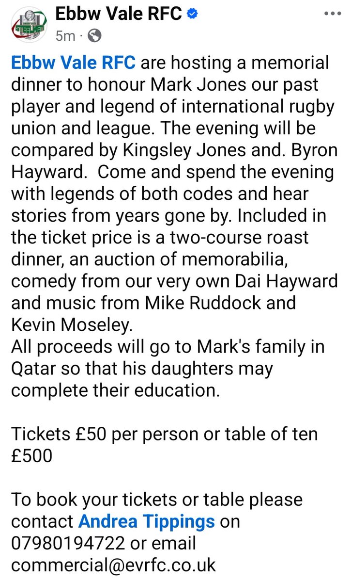 Ebbw Vale Rugby tweet media