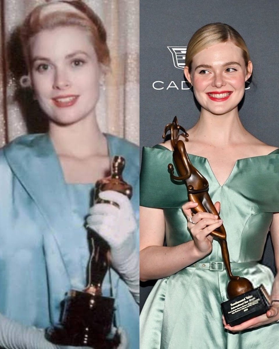 She's slowly morphing in Grace Kelly 😭