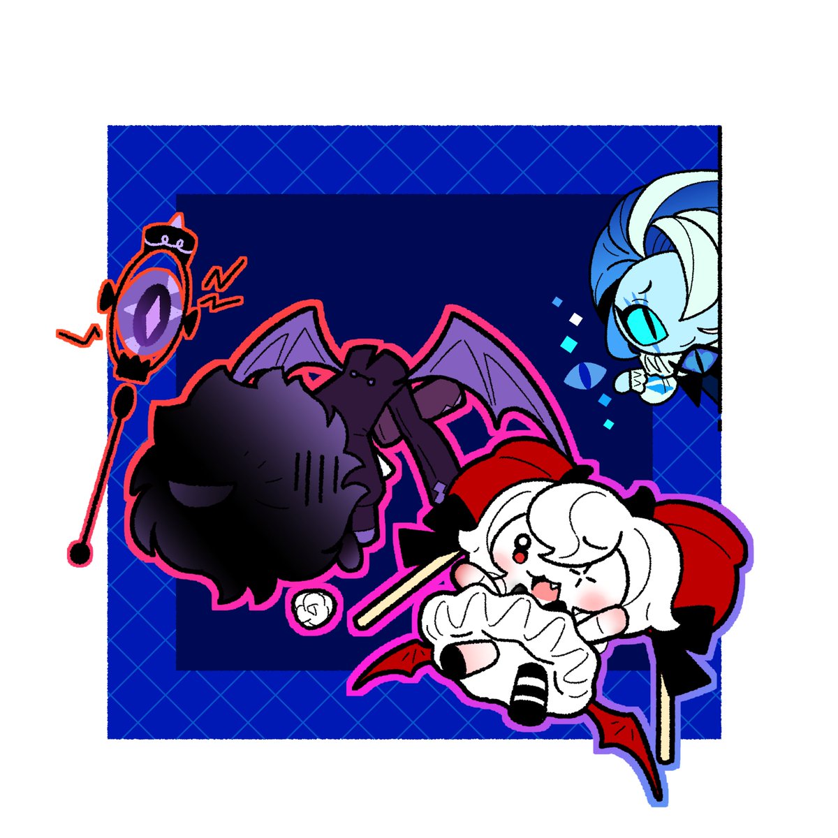 Rumi_Jellyfish's tweet photo. #cookierun 
#cookierunkingdom

🧿🐏생크림 양 구라조 + 장난 치는 쉐밀🐑🧿 https://t.co/rHpNOPk6J7