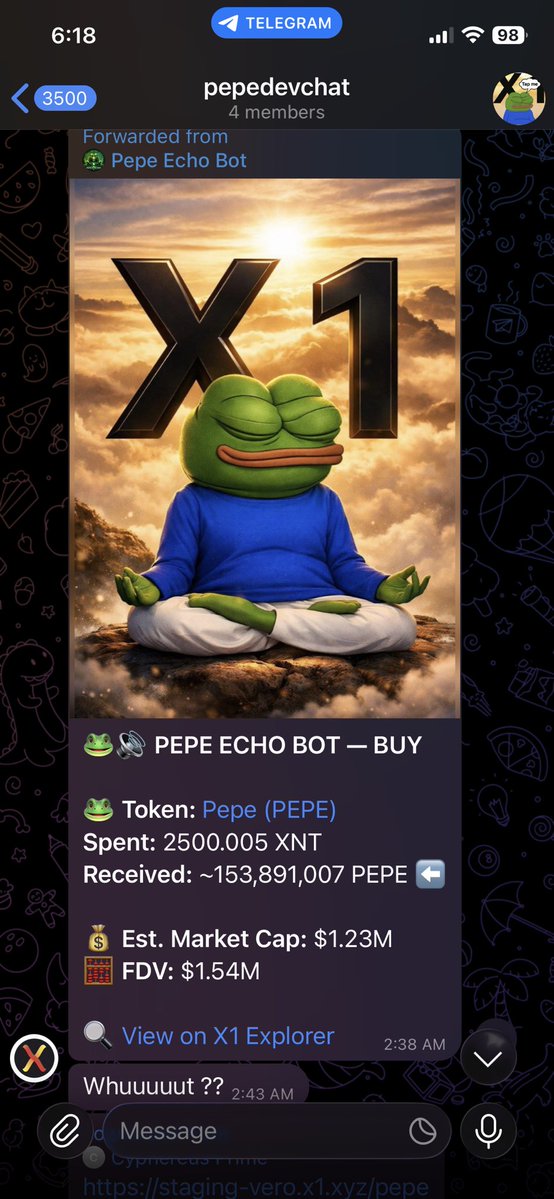 CLOUT_COCKS's tweet image. 2500 $xnt 1 clip BUY 

ON 

$pepe 

#x1