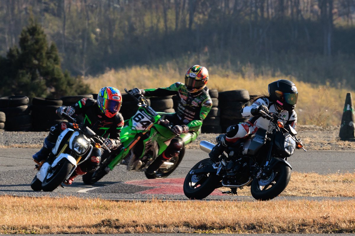 新年走り初めは64ライディングレッスン！ ⁡ 基礎から学び直したいとの