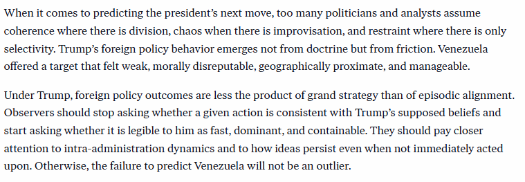 Why do people keep getting Trump wrong? Amid all the noise, I found this helpful. warontherocks.com/2026/01/trumps…