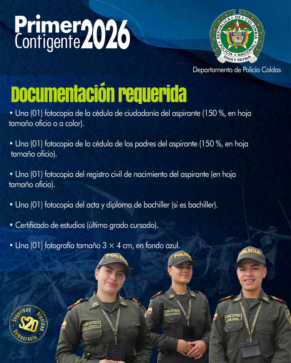 💚 ESTA OPORTUNIDAD ES PARA TI 💚

Ha llegado el momento que estabas esperando para continuar creciendo profesionalmente. 🎓

El Departamento de Policía Caldas informa que se encuentra abierto el proceso de inscripción para participar en la convocatoria de Auxiliar de Policía.