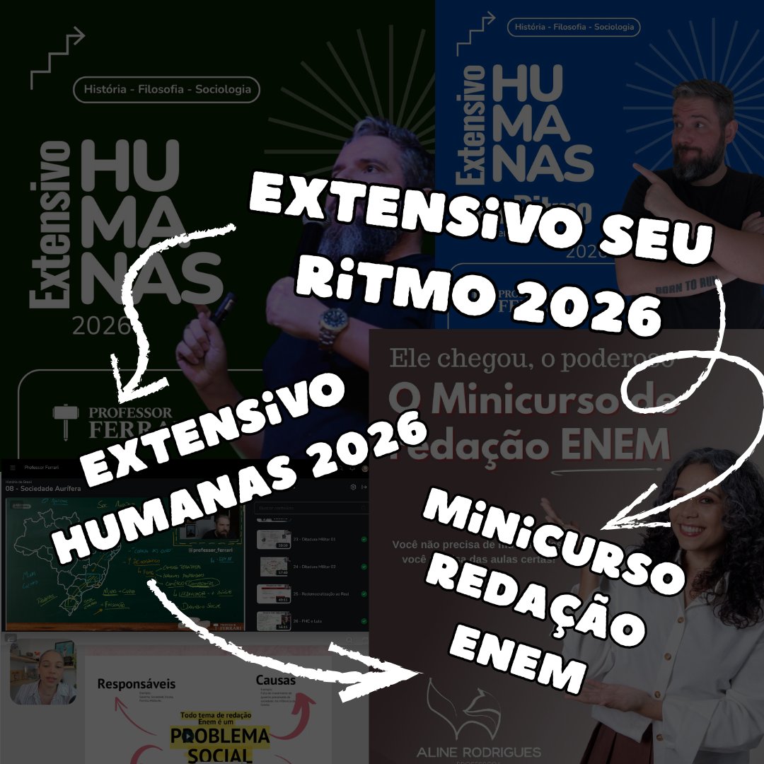 studies_lala's tweet image. ✨Sorteio para vestibulandos✨

📆Data: 26.01.2026

➤ 1 ganhador: Extensivo Humanas 2026 Prof. Ferrari + Minicurso redação Enem Profa. Aline + TabeLaLa + Modelos Anki 
➤ 1 ganhador: Extensivo Seu Ritmo (OFF) Prof. Ferrari + TabeLaLa + Modelos Anki
➤ 20 ganhadores: TabeLaLa +…