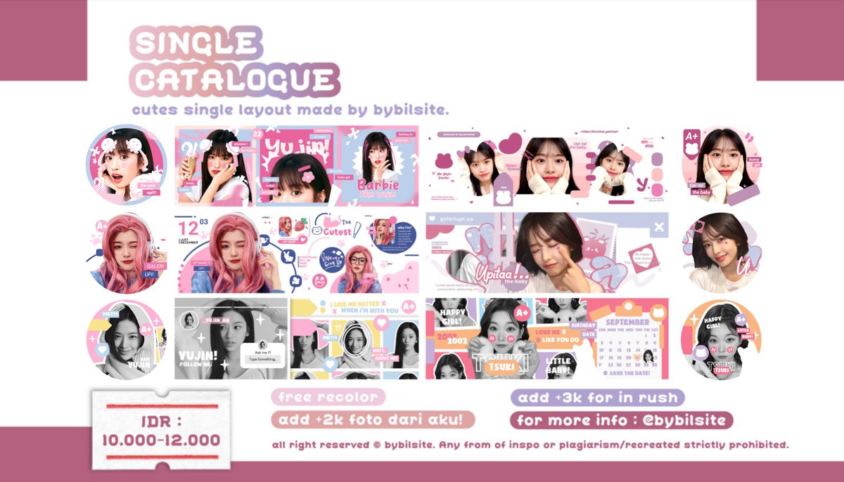bybilsite's tweet image. help rt, thank you💘

aku kembali open mulai besok di jam 7 pagi🫰🏻 pastinya karna perdana open di awal tahun aku bakal adain sikit promo~ buy 1 get 1 dan tanpa minbel 💋 berlaku all catalog. cuss yang mauu followan reply or yang mau jajan jangan lupa follow!🫶🏻🥰

#zonauang layout