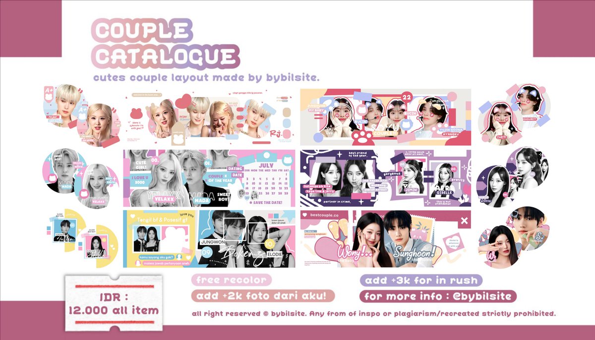 bybilsite's tweet image. help rt, thank you💘

aku kembali open mulai besok di jam 7 pagi🫰🏻 pastinya karna perdana open di awal tahun aku bakal adain sikit promo~ buy 1 get 1 dan tanpa minbel 💋 berlaku all catalog. cuss yang mauu followan reply or yang mau jajan jangan lupa follow!🫶🏻🥰

#zonauang layout