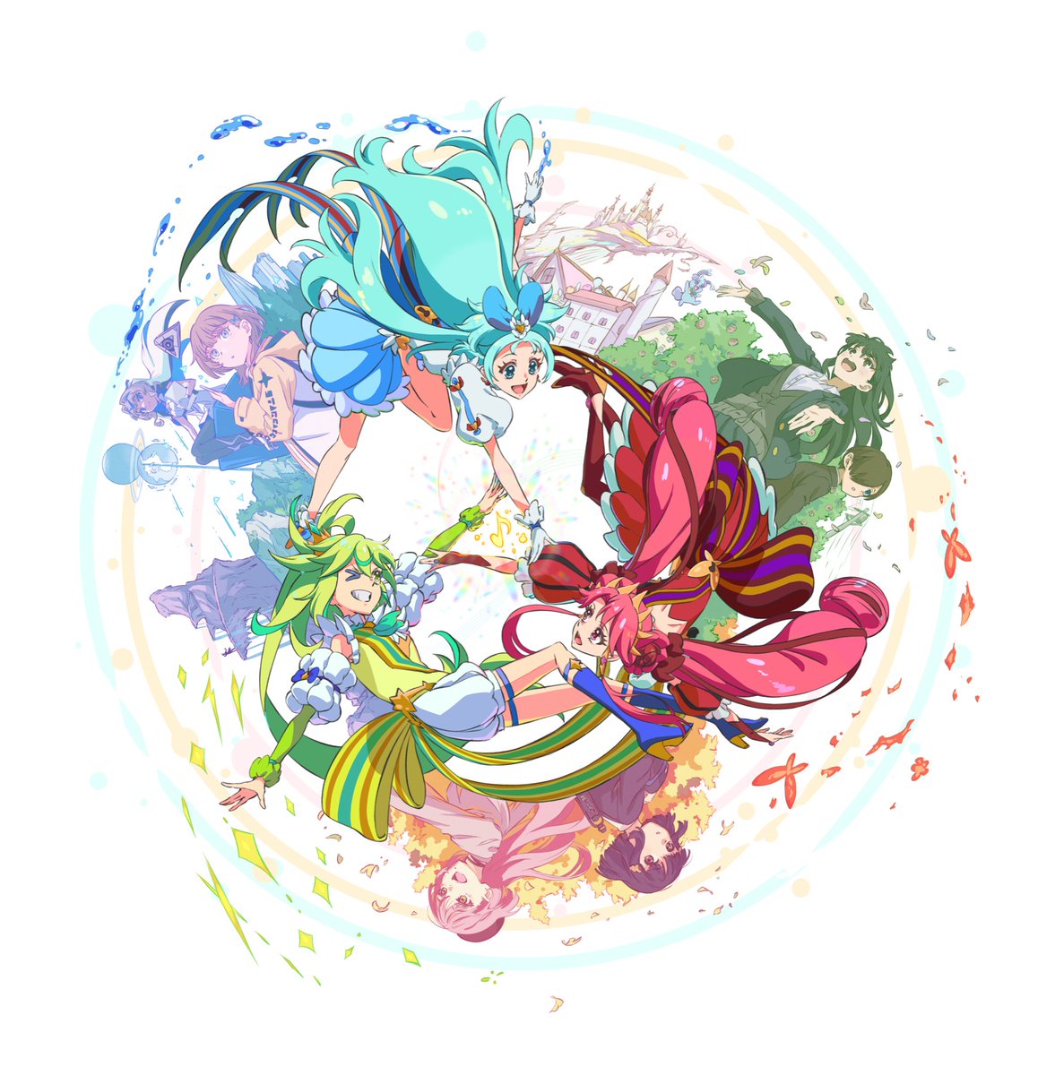 gyuhii's tweet image. せっかく描いたので、イラスト単体で置いておきます！

#プリオケ　#僕ヤバ　#ホロアース　#colors