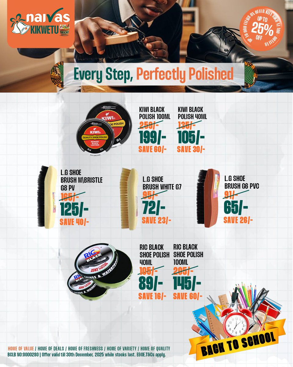 Colonel_edu's tweet image. Mmefanya shopping ya back to school, some good deals at Naivas Supermarket 

#NaivasAt35 #NaivasKrisiKikwetu #35YearsOfDeals