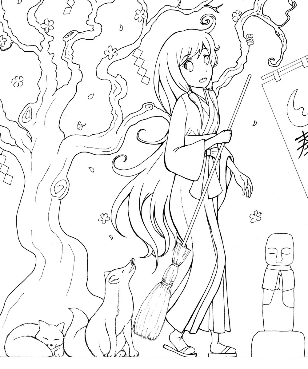 たまに学生の頃の絵を振り返る。多分この頃が一番ちゃんとキャラを描いてた