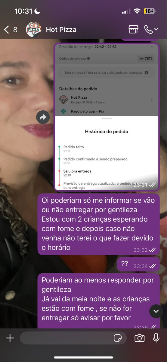 Gabriel96004501's tweet photo. @iFood  eu só quero meu dinheiro de volta , não recebi minha pizza e vocês não querem me estornar 
Quero meu dinheiro de volta 
A loja @hotpizza ainda fez o favor de dar como concluído se eles mesmo informaram que não iria entregar https://t.co/wNECv3HTKn