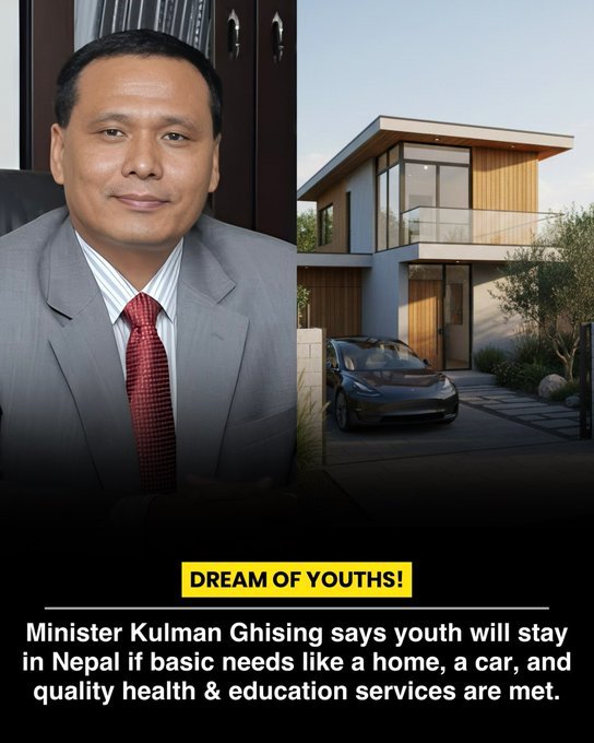 Ankalabaram89's tweet image. घर नजिकै सर्वसुलभ स्वास्थ्य सेवा, शिक्षा सरकारी सेवा मात्रै भए गाउँ को घर मै स्वर्ग भेटिन्छ यो सिमेन्ट र कँक्रिटको टुक्रा रोगको घर हो मान्छेको हैन अधिकांस मान्छे घर र गाडीले मानसिक तनावमा छन् अधिकांश त्यही जाने लाइनमा छ,मन्त्री ज्यु भन्दिनुस् अब नो घर नो कार। गाउँको घर हेर्नुस्।