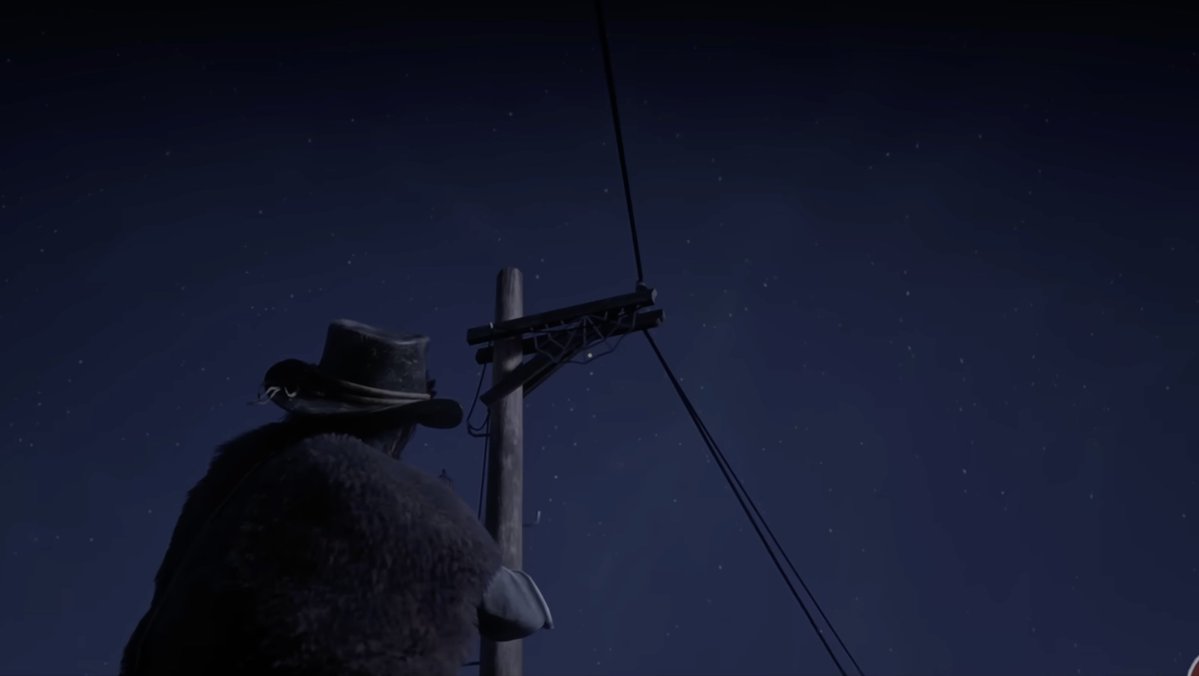 SynthPotato's tweet image. A completely new mystery has been found in Red Dead Redemption 2 for the first time and the community is losing its mind over it.

This is a real easter egg, designed by Rockstar and has gone completely unnoticed for 7 years.

A spider's symbol was found on a telegraph pole in…