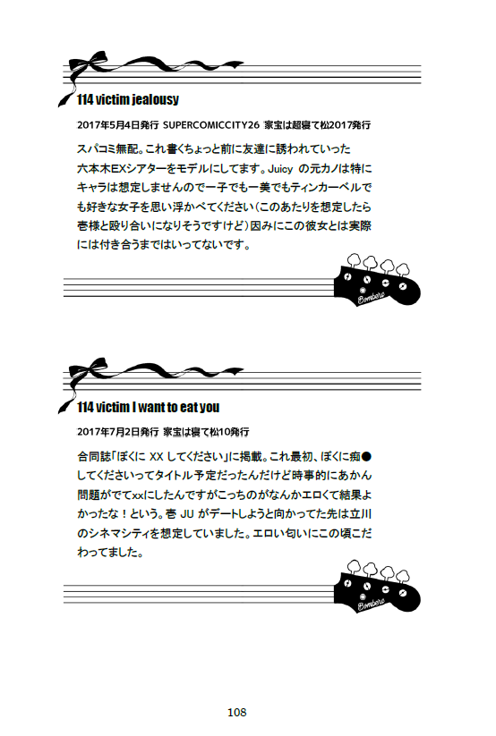 マロンさんの壱ロリ総集編の解説ページのデザインお手伝いしたよ