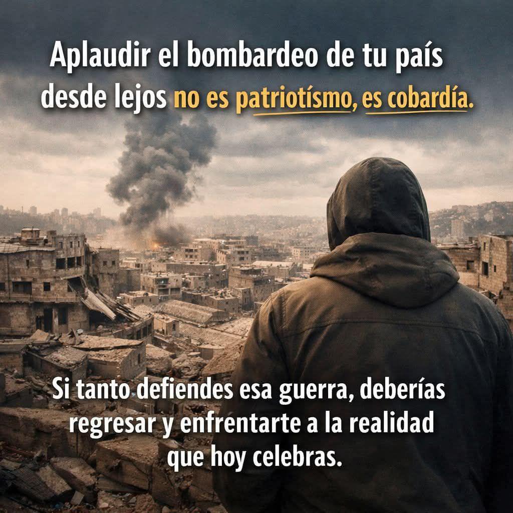 Como les faltan huevos a estos simios
Le compro la maleta al q me muestre q tiene pasaje sin retorno antes del 7 de enero siempre demostrando q todos son una basura migratoria