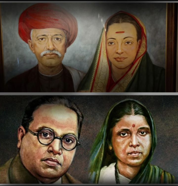 त्याने विचारली होती एकदा मला व्याख्या 
प्रेमाची.. 
मी दाखवली प्रतिमा एकमेकांना खंबीरपणे 
साथ देणाऱ्या या माय बापांची..
#जयभीम 💙