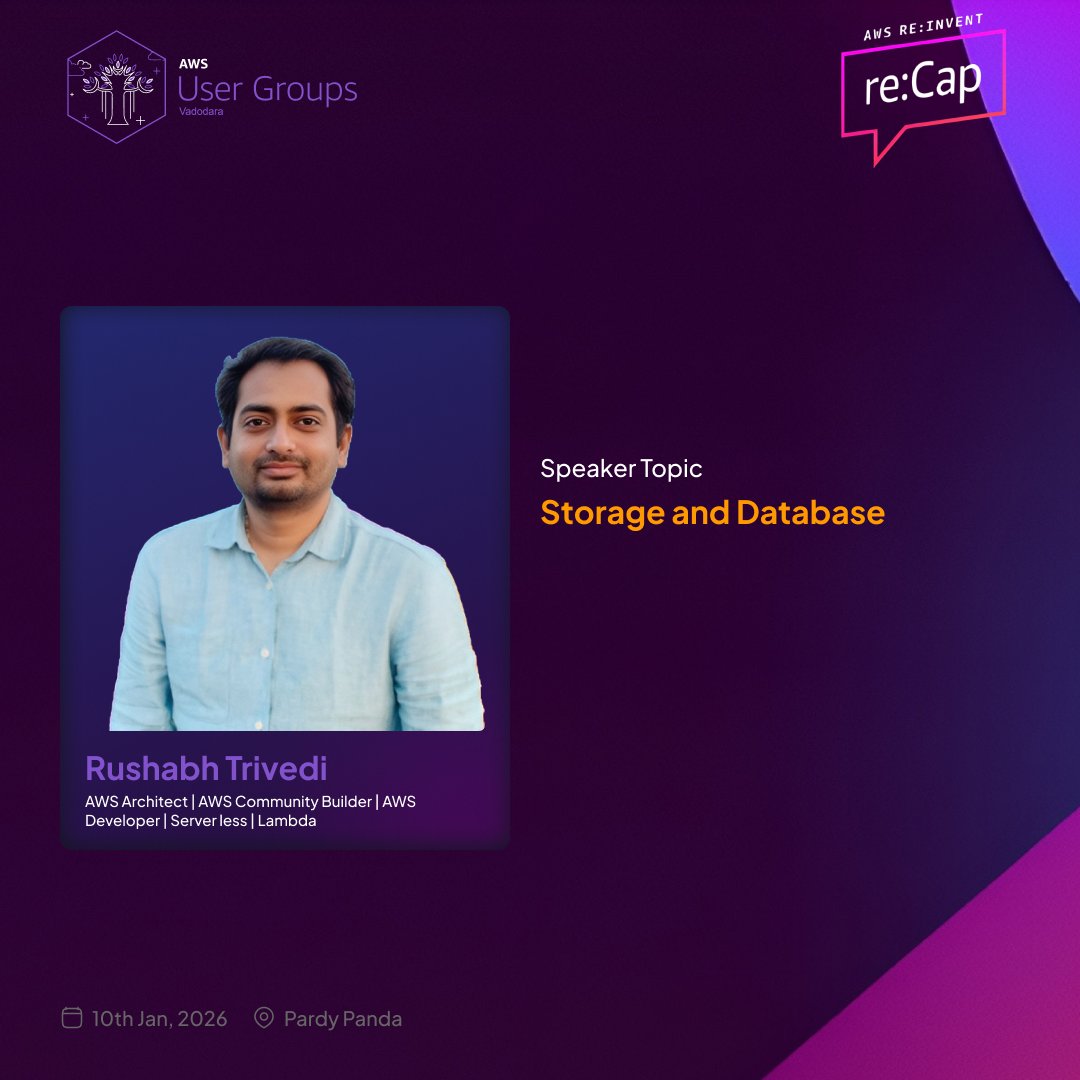 AWS User Group Vadodara tweet media