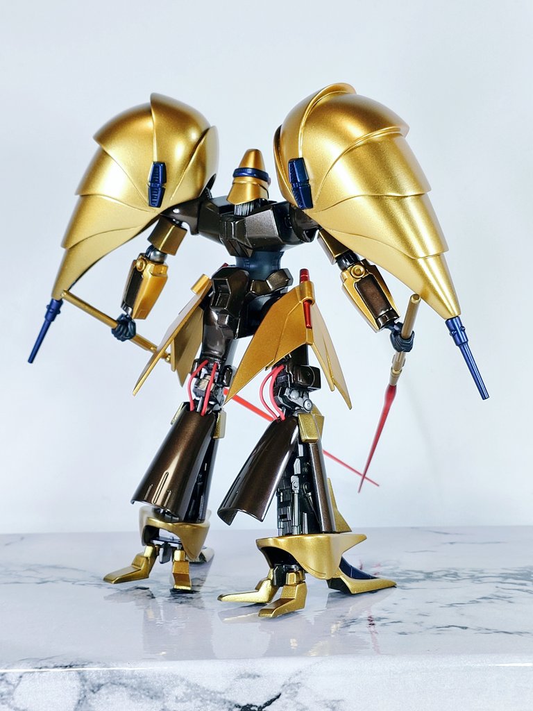 tzw3ayskz's tweet image. #HM
#プラモデル
#エルガイム
1/144 AUGE完成…