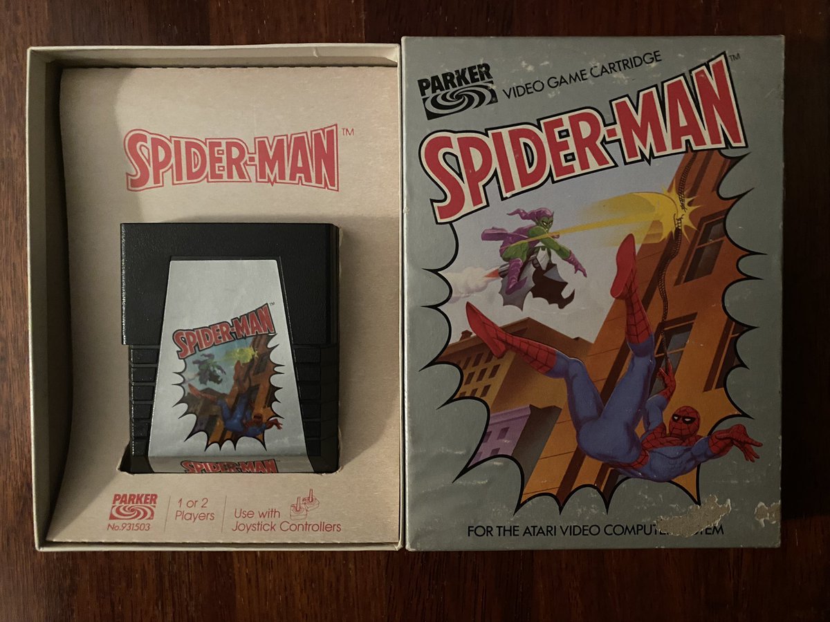SirArturo3's tweet image. I was recently lucky enough to get this #Spiderman for #Atari2600!
#Retrogames