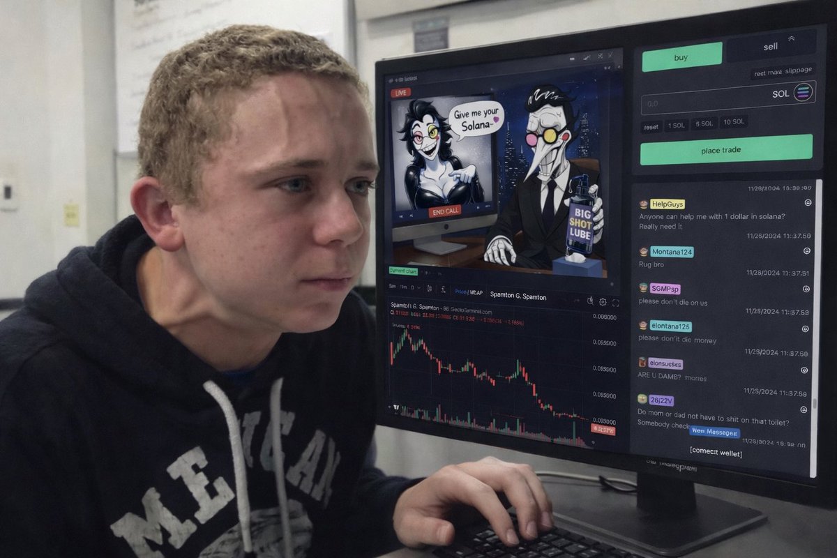 WHY YOU SHAKIN’ LIKE A [MARGIN CALLED] PUPPET, KID??
IT’S A PUMPFUN COMMENT
A THROWAWAY LINE!! 
A [GAS STATION HOT DOG] OF FINANCIAL ADVICE!!

YOU’RE VEIN-POPPIN’, SWEAT-DRIPPIN’, STARIN’ AT THE SCREEN LIKE THE COMMENT SECTION OWNS YOUR SOL.
NEWS FLASH!! COMMENTS DON’T MOON …