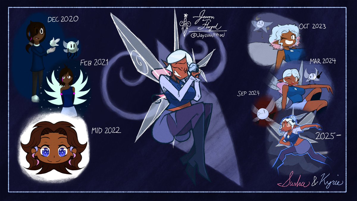 My first two OCs since Jewel through the years