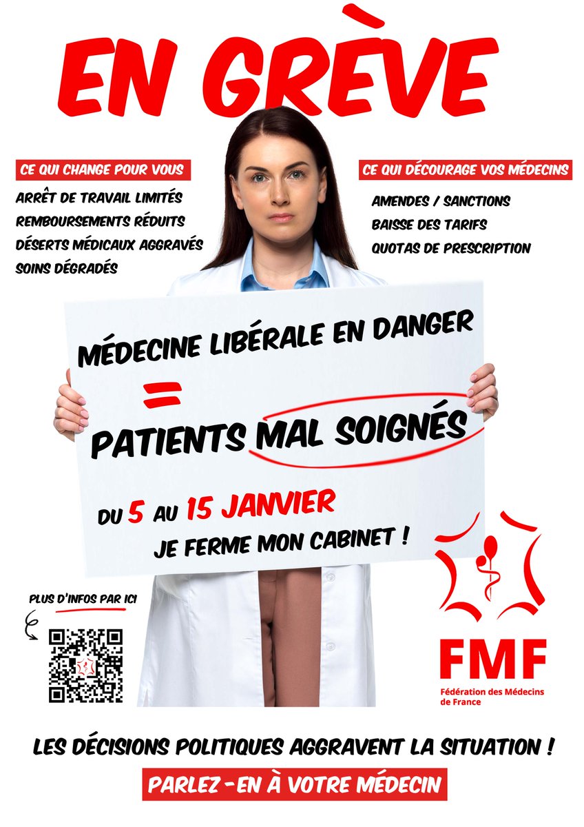 FMF_Fédération des Médecins de France tweet media