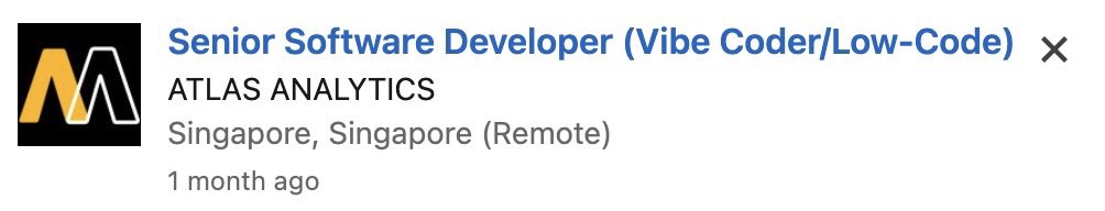 Welcome vibe coder