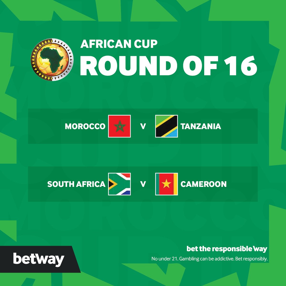 African Cup continues to deliver drama — which fixture has your attention gompieno?

#betway #africancup