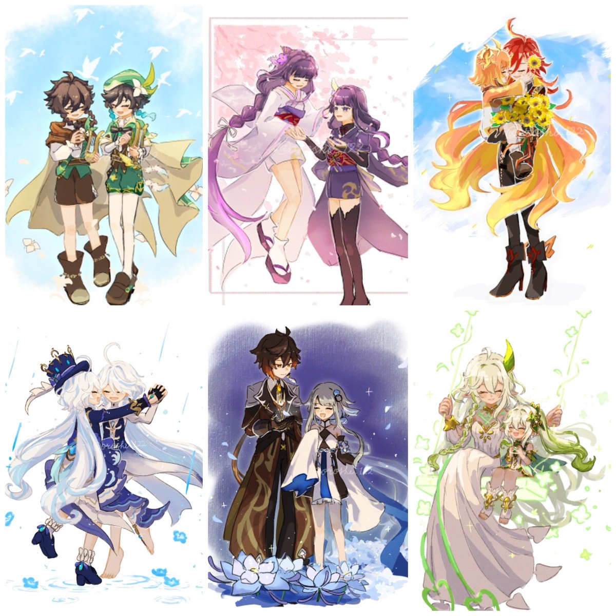 oroshi_122's tweet image. 去年の神々お誕生日イラストまとめ🎊