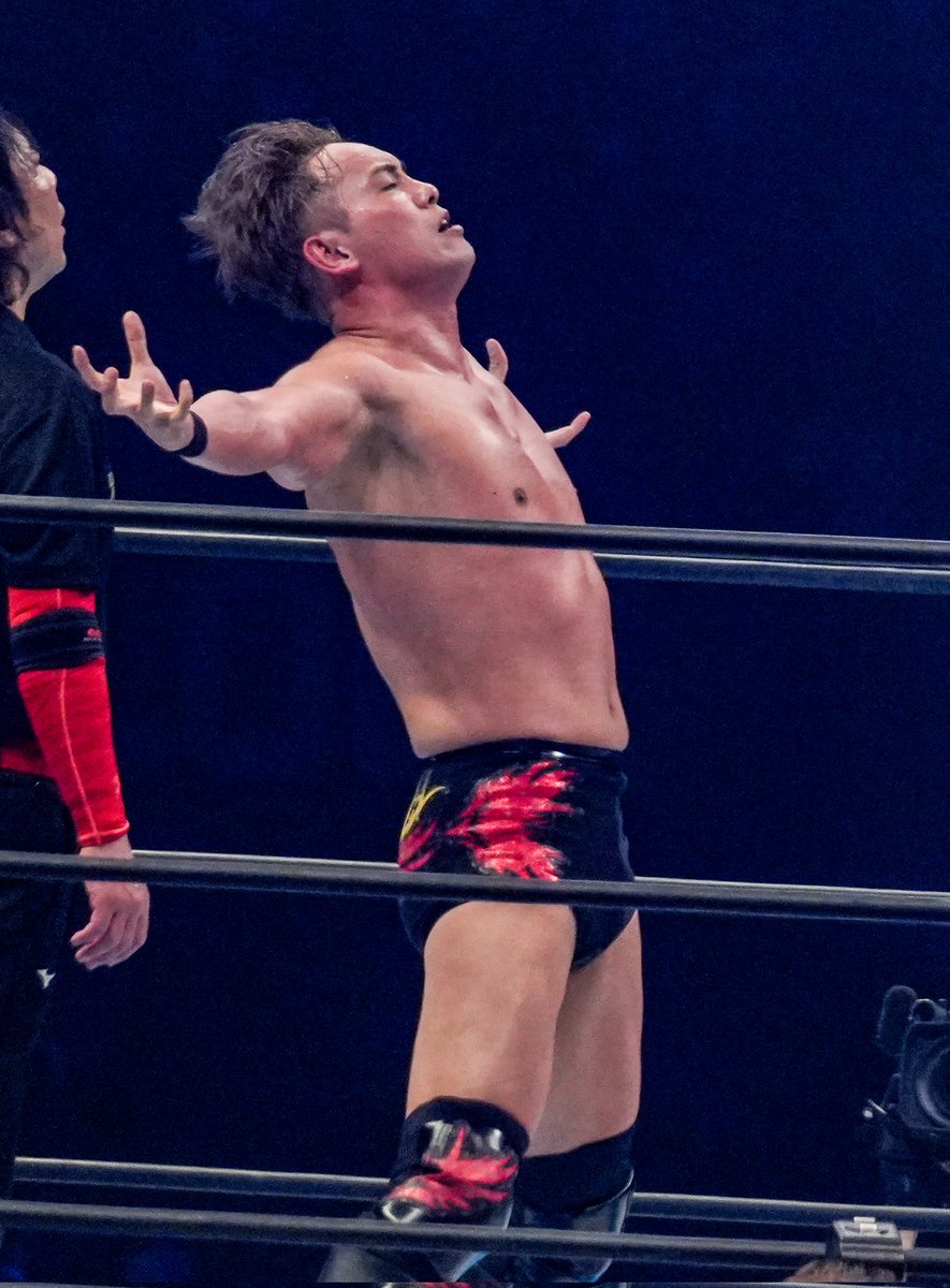 最後は”新日本プロレス”のレインメーカーポーズ 2026.1.4 📍東京ドーム