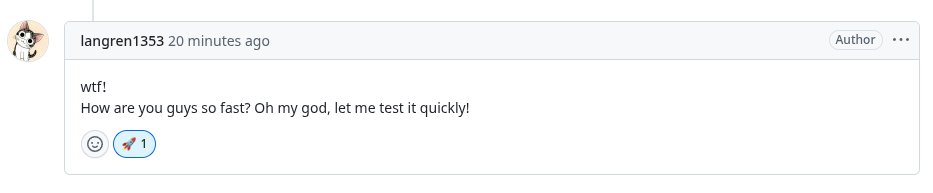 Sorry for the jump scare! 👻⚡️

Reported in the AM, shipped in the PM. We aim to please (and surprise). 🫡