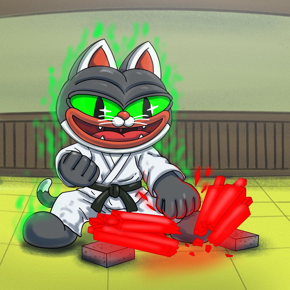 Karate Pepecat 
#Peepcat