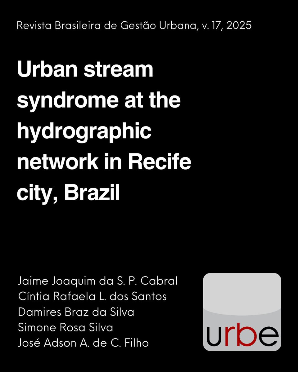 Revista Brasileira de Gestão Urbana tweet media