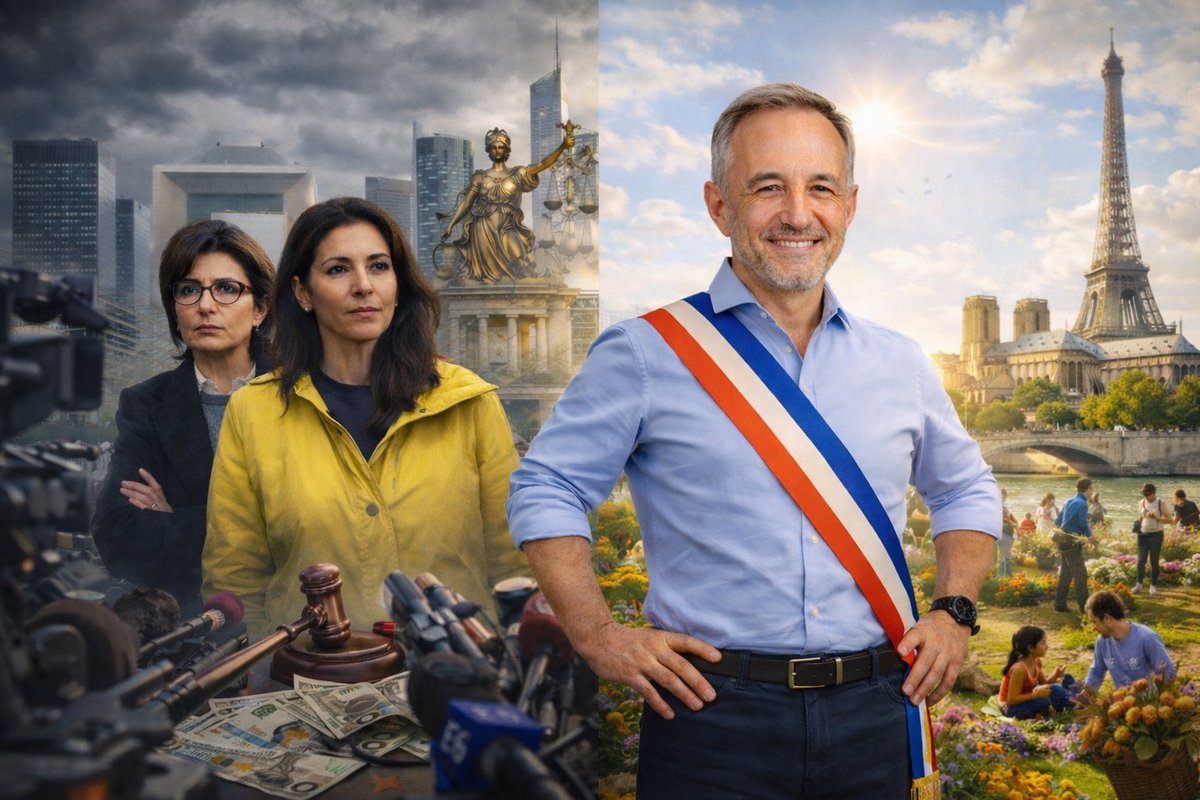 Le Paris                              Le Paris
des                                      de l’honneur
Affaires                              et l’espoir 
↙️                                                ↘️