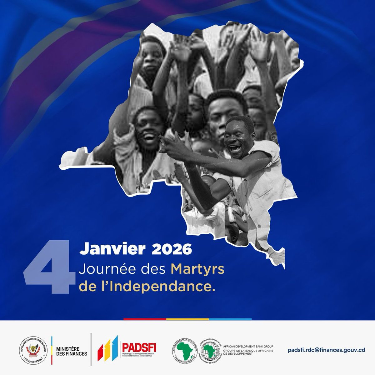 En ce jour de mémoire, nous honorons le sacrifice de celles et ceux qui ont donné leur vie pour la liberté de notre nation.  
Que leur courage nous inspire à bâtir une RDC digne, forte et souveraine.  

Le devoir de mémoire, c’est aussi l’engagement pour l’avenir.