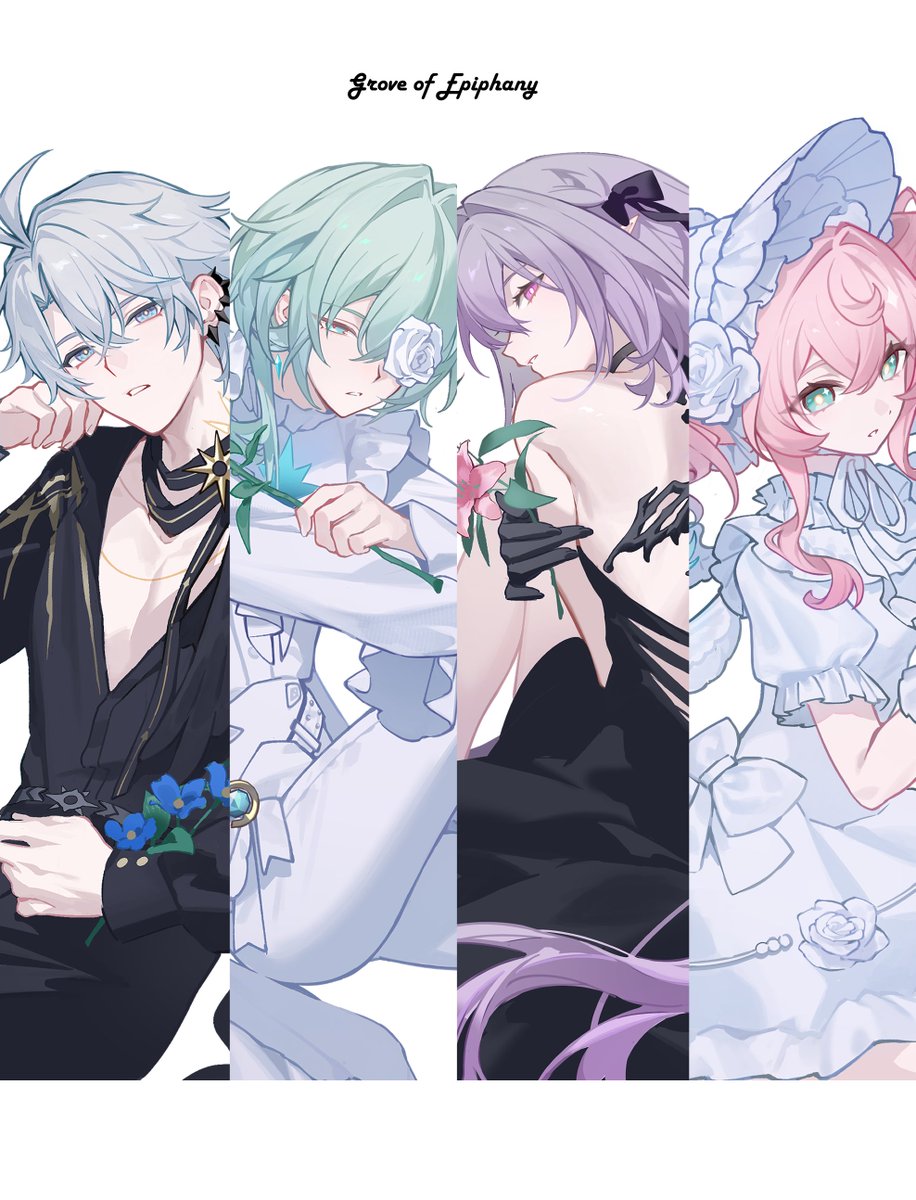 #HonkaiStarRail 🖤🤍🖤🤍