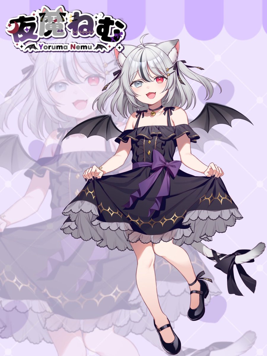 夜魔ねむ🩶🐈⬛新人Vtuber tweet media