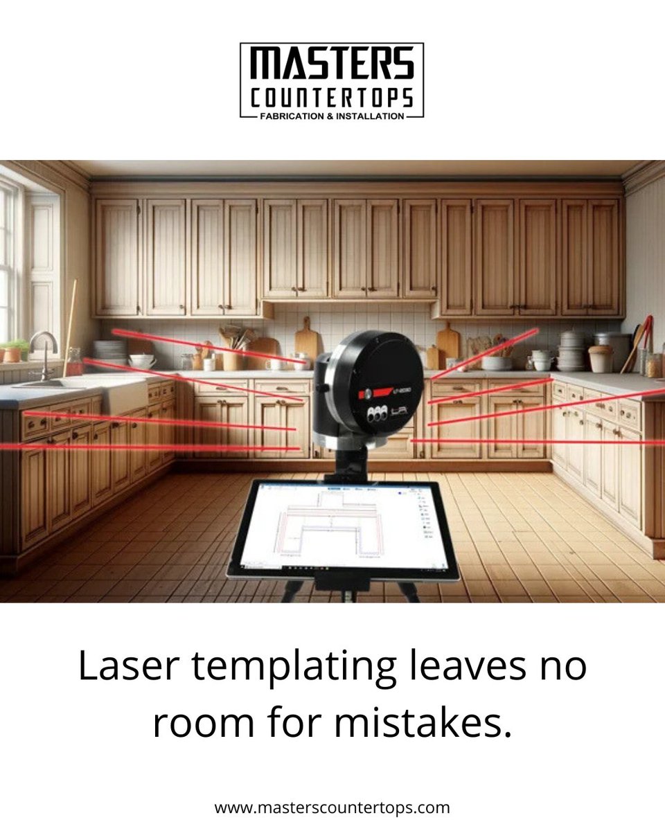 masterscounters's tweet image. Laser templating is one of the technologies that makes all the difference. Instead of measuring your #countertops with a tape measure and guessing corners, angles, or cutouts, we use a laser measuring system.
Experience precision from template to install zurl.co/16zIC