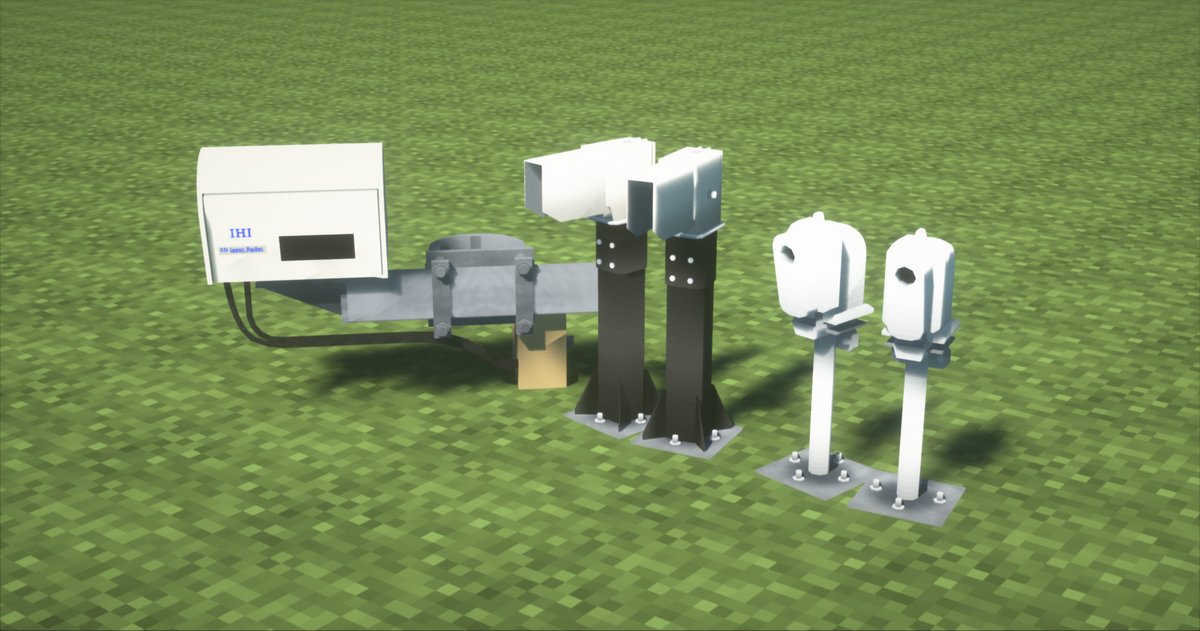 Ten_10_0's tweet photo. #RealTrainMod #RTM_addon 
＼＼ 踏切まわりの小物pack更新！／／

頂点数削減・テクスチャ縮小で軽量化！

テクスチャの大幅変更で、以前よりも
マイクラに合うような見た目になりました！

踏切周辺の装飾にどうぞ！

[DL] https://t.co/yUnu399LAh https://t.co/L4i7oh9zgV