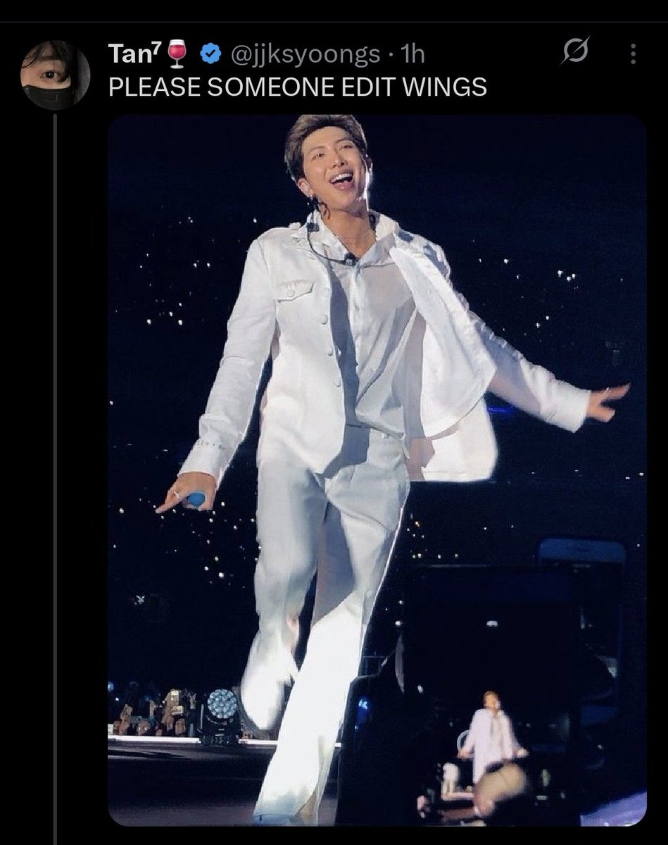 jjksyoongs's tweet image. THE WINGS NOOO