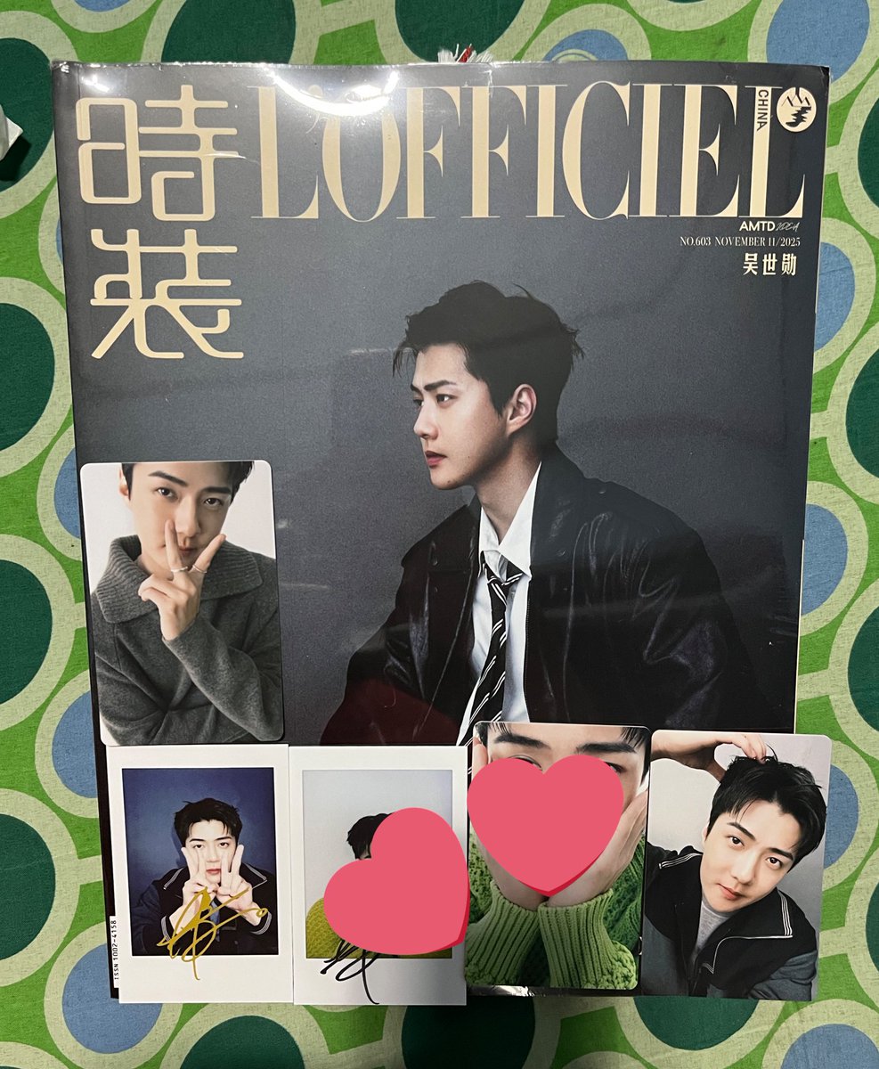 DAKSISEHUNN's tweet photo. wts lfb exo magazine  

sehun l'officiel magazine tingi

— onhand
— ₱160 magazine SEALED 
— ₱180 ea photocard
— ₱130 pola

— prio payo or 3 days reserv

dm “mine + ss” to claim https://t.co/yDBsaURLIM