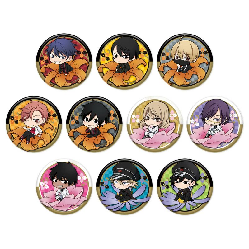 桃源暗鬼 ぷちふれ トレーディング メタリック 缶バッジ 楽天市場にて