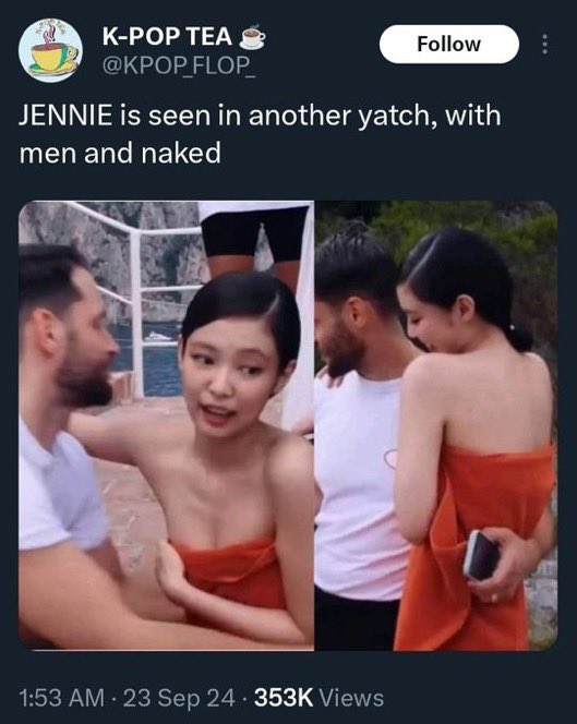 whenever jendogs bark abt jungkook, seoul cycle jennie gets on another yacht btw