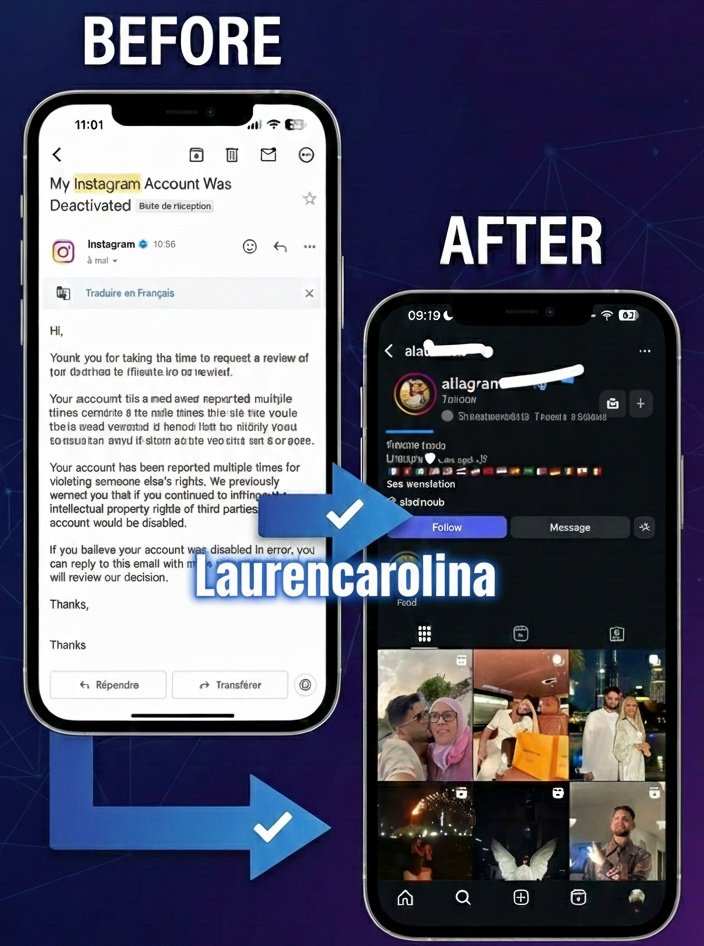 Another disabled instagram account successfully got recovered🎉

Type: Copyright Violation(False claim)