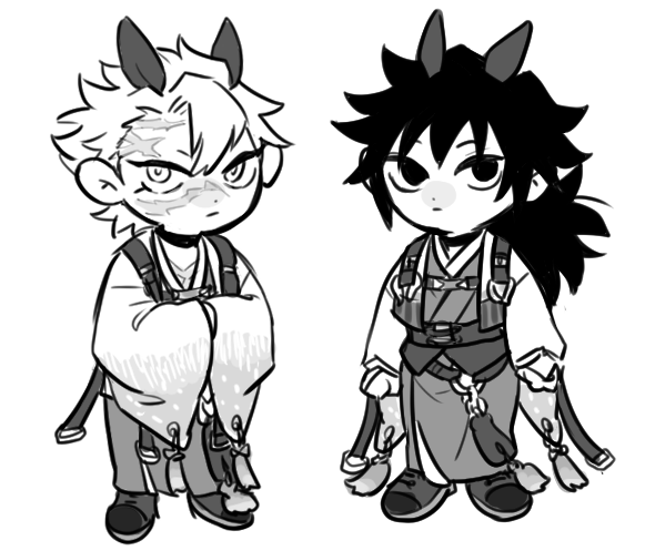 TdnNkz_xiv's tweet image. 🐎🍃🌊最初に描いたちったいやつも供養ではっとこ！描き終わらなかったお疲れ🍃さん、くたびれている推しはなんぼあってもいい