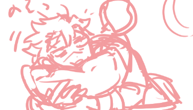 TdnNkz_xiv's tweet image. 🐎🍃🌊最初に描いたちったいやつも供養ではっとこ！描き終わらなかったお疲れ🍃さん、くたびれている推しはなんぼあってもいい