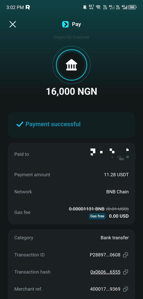 IamWisePrince's tweet image. Just had one of those “oh wow” moments with @Satoshi_Jnr 🥳

We walked into @ChickenRepublic, ordered food, and paid directly with USDT using @BitgetWallet Bank Transfer.

We didn't have  to wait
There was no back and forth

The transfer went through almost instantly....before we…